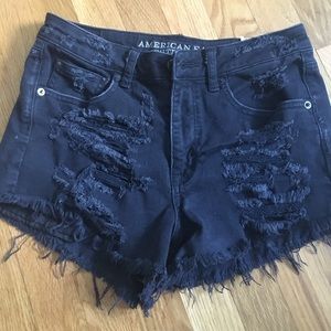 American Eagle Distressed Stretch Shorts